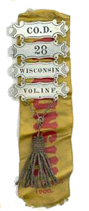 1900 reunion badge, Co. D